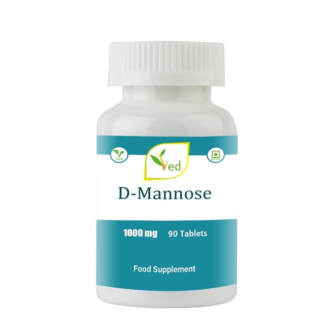 Ved D-Mannose Tablets | 1000mg x 90 Tablets.