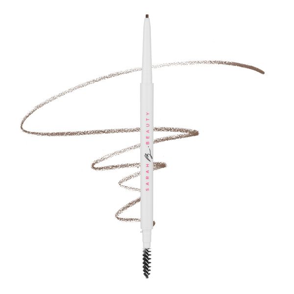 SARAH B. BEAUTY Better Brow - Retractable Eyebrow Pencil with Spoolie | Vegan & Cruelty-Free | Long-Lasting, Precision Brow Definer for Natural, Flawless Brows - Available in 6 Shades (MILK CHOCOLATE)