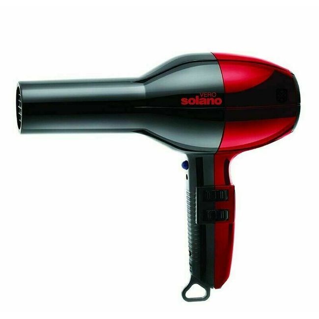 Solano Vero Rosso Infrared Ceramic Professional Lightweight Hair Blow Dryer