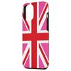 iPhone 12 Pro Max Cool Pink & Red British Art Flag The Union Jack Case
