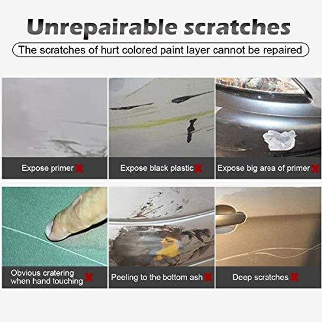 2 Pack - Upgraded Nano Magic Car Scratch Remover Cloth, Multipurpose Scratch Repair Cloth, NanoMagic Cloth for Car Paint Scratch Repair, Easy to
