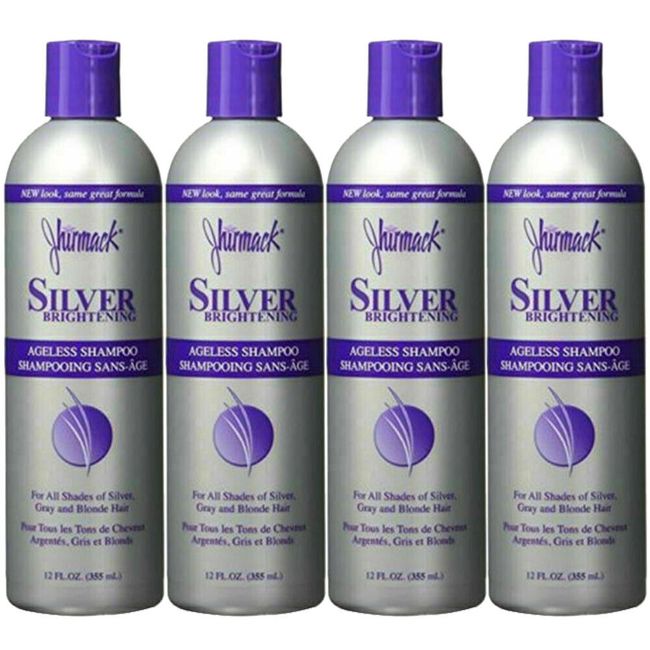 Jhirmack Silver Brightening Ageless Shampoo By Jhirmack, 12 Oz - 4 Pack