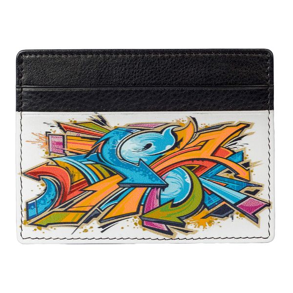 Kalmin Printed Card Holder RFID - 637 4 (Graffiti)