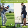 Golf Swing Detection Mat with 4 Traning Balls
