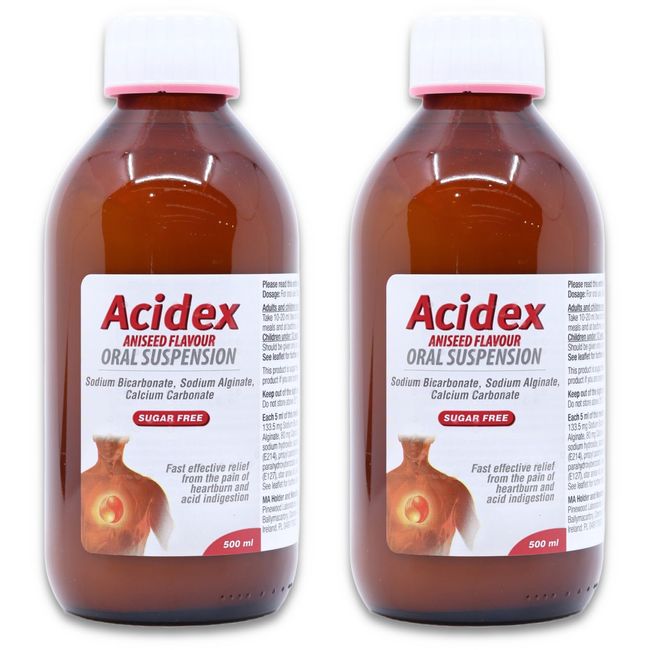 2 x Acidex Aniseed 500ml