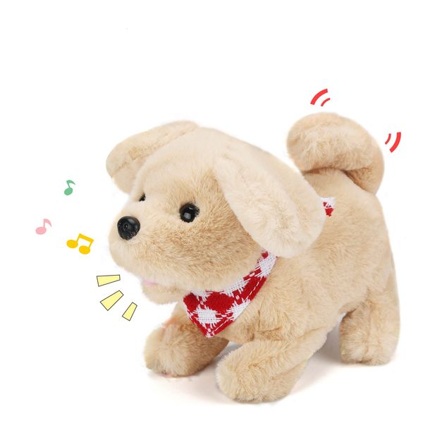 Sotodik Plush Dog, Electric, Pretend Play, Pet Own, Movable Dog, Stuffed Animal, Includes Voice, Toy, Children's Gift