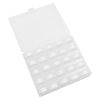 Namvo 50PCS Bobbin Threads Sewing Kit with Black and White Threads in Clear Box