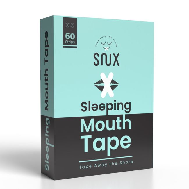 Snux Mouth Tape For Snoring And Nasal Breathing - 60 Strips