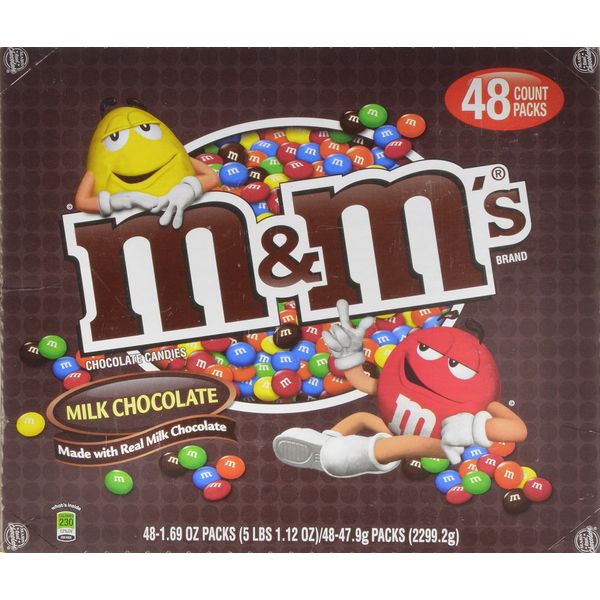 M&M 's Milk Chocolate Candies, 81.12 Ounce