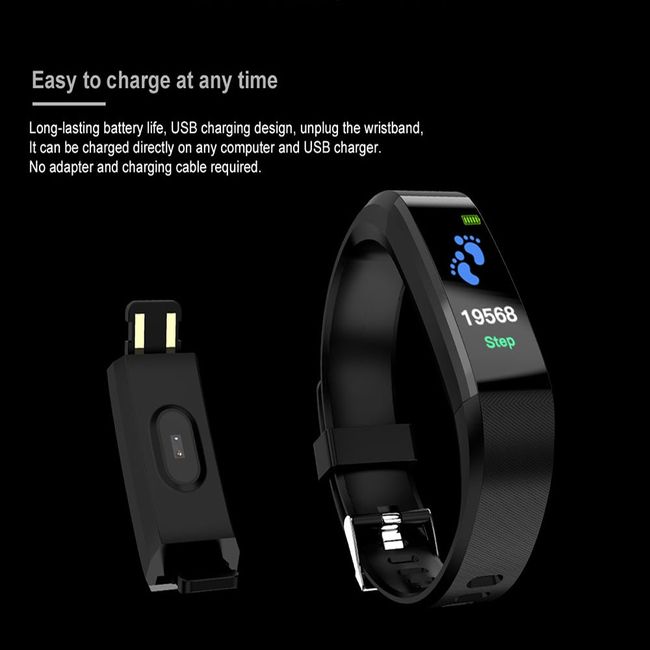 Smart bracelet best sale 115 plus