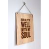 Custom Engraved Wood Signs [8"] - Made To Order - Your Name or Text Solid Birch