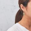 Philip Jones Green Aventurine Gemstone Drop Earrings