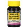 Ferrous Gluconate, 27 mg, 100 Green Tablets