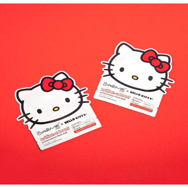 The Crème Shop x Hello Kitty Brillian-C Boost Printed Essence Sheet Mask-2Counts