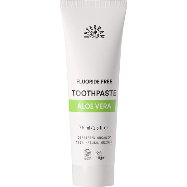 Urtekram 75ml Aloe Vera Organic Toothpaste , Pack of 2