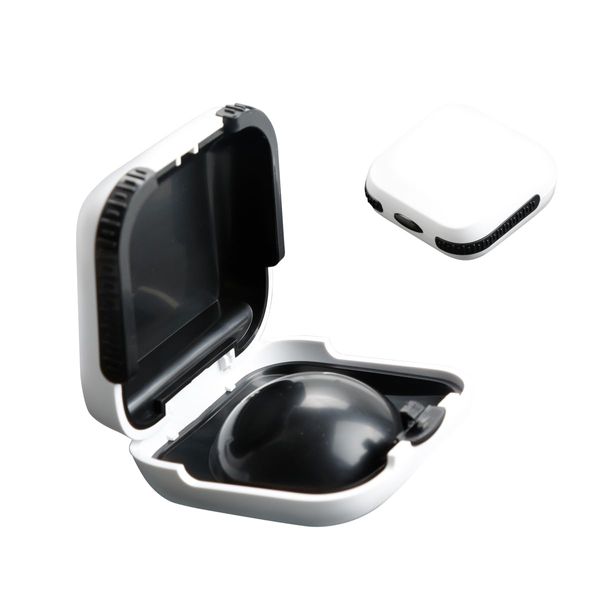 Tabanzhe Hearing Aid Case - Waterproof Storage Box with High Elastic Silicone Air Cushion Ball for Hearing Aid Protection