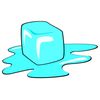 CafePress Melting Ice Cube Bumper Sticker Sticker (Bumper 50 pk)