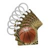 3dRose, Basketball With Net, set of 6 Key Chains