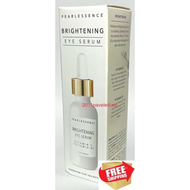 Pearlessence Brightening Eye Serum with Vitamin C + Vitamin B3 - 1 oz.