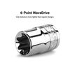 Capri Tools E8 External Star Socket, 1/4-Inch Drive
