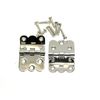 Napanee Hoosier Cabinet Hinge Solid Brass Nickel Plated 3/8 Off Set Pair