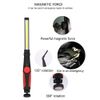 Rechargeable COB LED Slim Work Light Lamp Flashlight Inspect Folding Torch