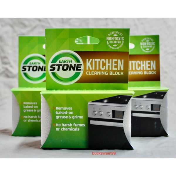 Earth Stone KITCHEN Cleaning Block - SEALED - 3-PACK