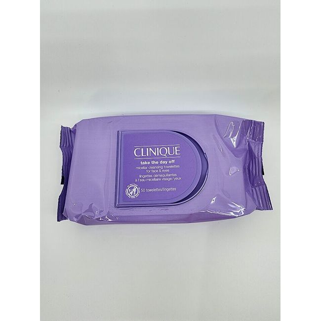 CLINIQUE Take The Day Off Micellar Cleansing Towelettes for Face & Eyes NEW