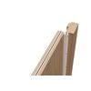 Finger Pinch Jamb Protector Guard for Door Hinge Pull Side Safety Shield 2032mm - Brown