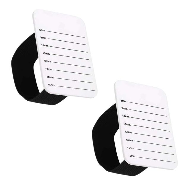 2 Pcs False Eyelash Pallets Acrylic Makeup Eyelash Trays for Grafting False Eyelashes