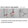 SGODA Chain Dog Training Choke Collar, 22 in, 3 mm