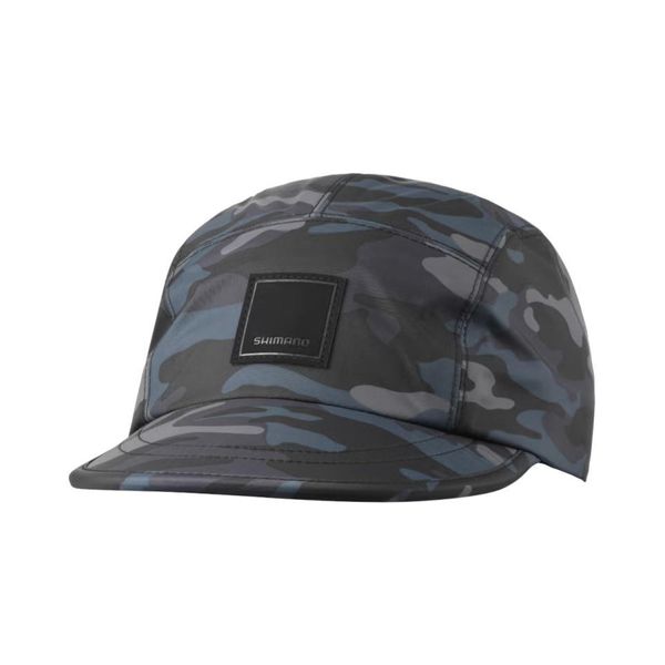 Shimano CA-065Y Rain Jet Cap, Black, Multi Camo, M