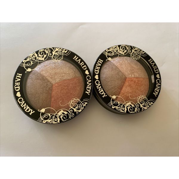 2X Hard Candy Contouring Face Trio  So Baked Blush, Luminizer,Bronzer 841 A Lady