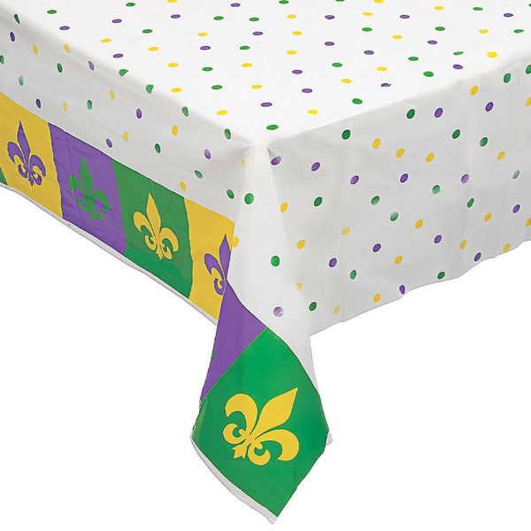 MARDI GRAS TABLECOVER - Party Supplies - 1 Piece