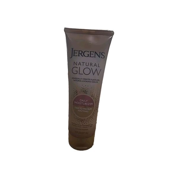 CRACKED LID Jergens Natural Glow Daily Moisturizer FAIR TO MEDIUM Skin Tones