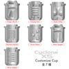 [CycloneX5 x10] CUSTOM Cup # 8 mira-si-beddo [Compatible with]