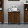 Myheimly Vanity Unit Oak Effect 58 x 33 x 60 cm Brown Oak