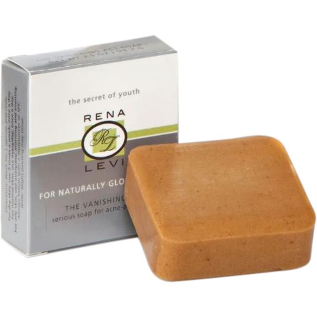 Rena Levi Vanishing Act Natural Acne Cleansing Soap Bar, for all skin types