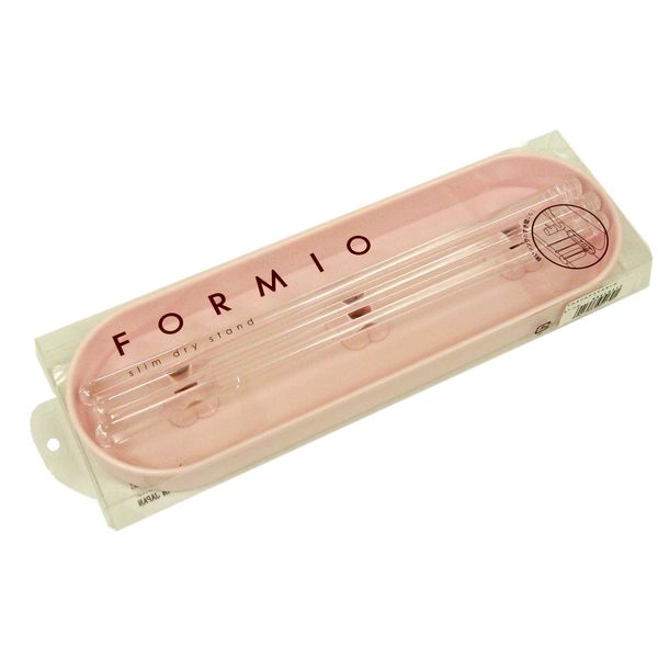 Towa Sangyo Bottle Stand FORMIO Slim Dry Stand, Pink