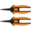 Fiskars Micro-Tip Pruning Snips Garden Sharp Clipper Non-Stick Blade 2-Count New