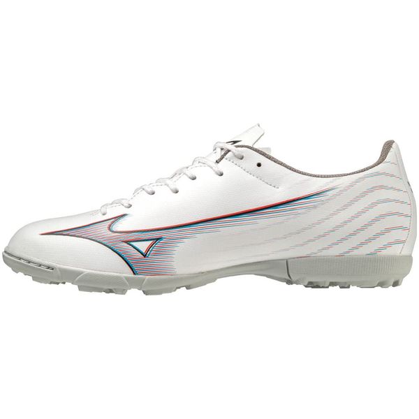 Mizuno Alpha SELECT AS Soccer Shoes, Football, Club Activities, Lightweight, white/ignition red/blue