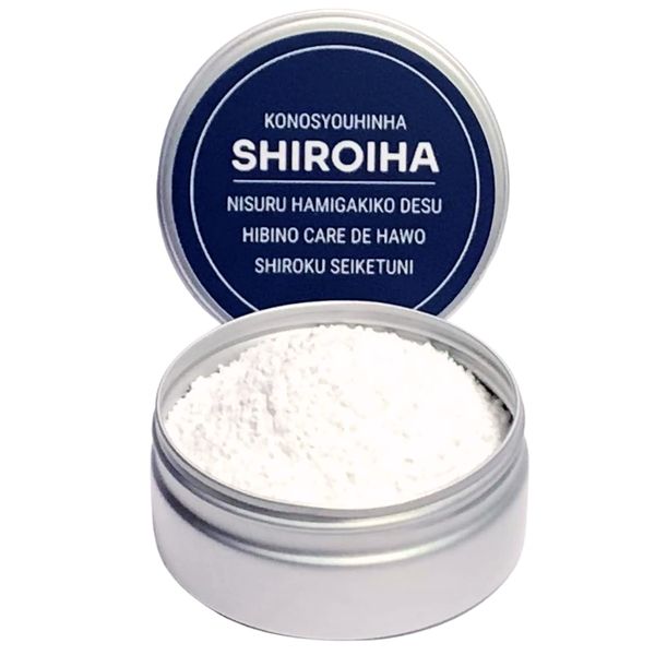 Whitening Toothpaste, Whitening Powder, Natural Apatite, 55%, Patented, Lactic Acid Bacteria, Whitening Teeth (SHIROIHA)