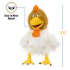 23" Silly Rooster, Ventriloquist Style, Animal Puppet