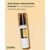 COSRX Advanced Snail Peptide Eye Cream with 73.7% Snail Mucin + 2% Niacinamide, 0.85 fl.oz / 25ml | Brightening Night Cream for Fine Lines & Dark Circles, Korean Skin Care, Not Tested on Animals
