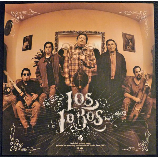 Los Lobos - Wolf Tracks - Rare Advertising Poster/Lithograph - 18x18