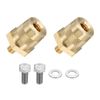 sourcing map M8 M6 Battery Terminal Charging Posts Battery Terminal Connector Post Adapter Thread Stud 2 Set