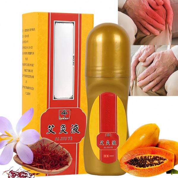 Back Pain Relief Roll-On,Natural Roll-on Essence,Pain Relieving Roll-on,Muscles Roll-On,Bone Repair Gel Roller,Pain Relief Cream,Fast Acting for Muscle & Back Pain,Naturally Soothes Body Cream