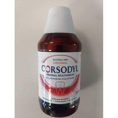 Corsodyl, Gum Disease & Bleeding Gum Treatment Mouthwash, Original, 300 ml