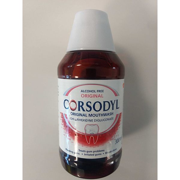 Corsodyl, Gum Disease & Bleeding Gum Treatment Mouthwash, Original, 300 ml