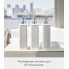 Yamazaki Tower Body Soap Dispenser, White, Rectangular